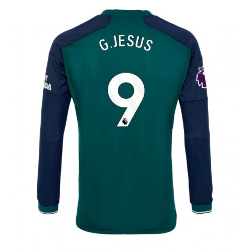 Arsenal Gabriel Jesus #9 Rezervni Dres 2023-24 Dugi Rukav